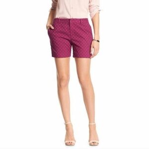Banana Republic Tailored Eyelet Shorts 4 1/2 Inch